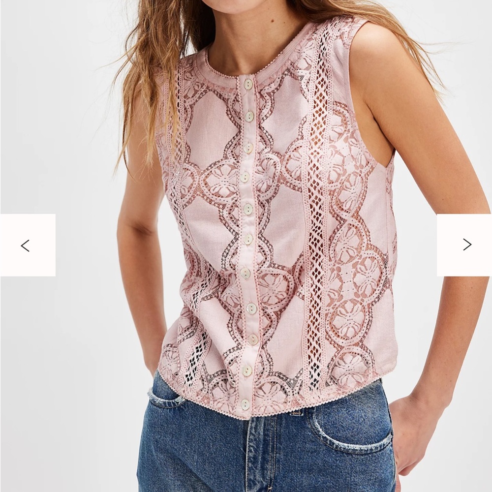 Free People Jae Knit Top NWT size S
